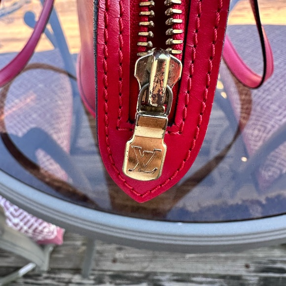 🔥🔥Louis Vuitton Red Epi Leather St.Jacques GM Tote - Picture 10 of 15